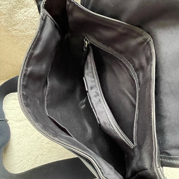 Coach Camden Blue Leather Crossbody Laptop Messenger Map Bag - Picture 11 of 15